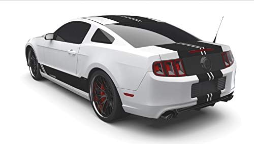 Винил графичен комплект Raceskinz® RS50 D3NIAL™ Edition премиум-клас, матово черно, подходяща за Ford Mustang