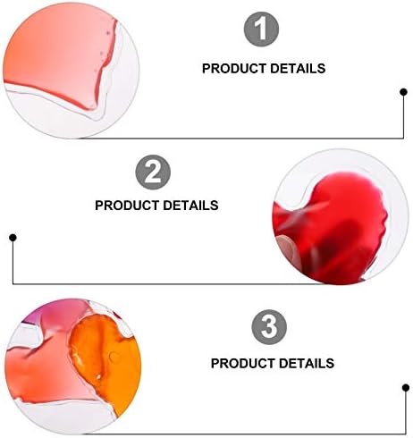 За многократна употреба Гел пакети с лед във формата на сърце Healifty с тъканната подложка - Горещ Студен Компрес
