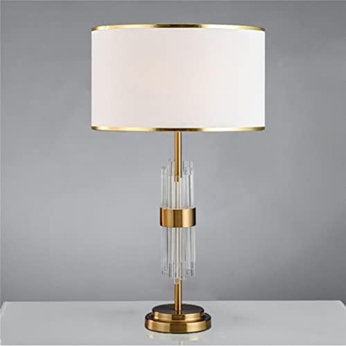 LIRUXUN Лесна Настолна Лампа с Прозрачна Стъклена пръчка, Модел Хол, Спалня, Модни лампа за кабинета (Цвят: