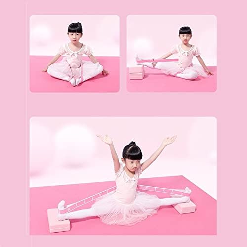Pink White детски еластичен колан, еластична лента за занимания с танци, ластични колани за стрии, еластичен