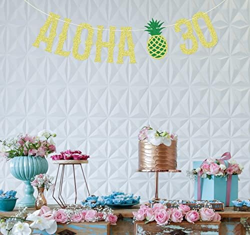 Банер Aloha 30, Хавайски Украса за парти Алоха, Аксесоари За парти Luau, Украса За парти, За Летен плаж на басейна