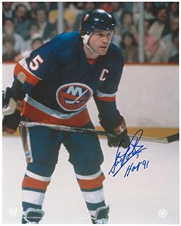 ДЕНИС ПОТВИН Ню Йорк Айлъндърс 8 Х 10-70030 Б - Снимки от НХЛ с автограф
