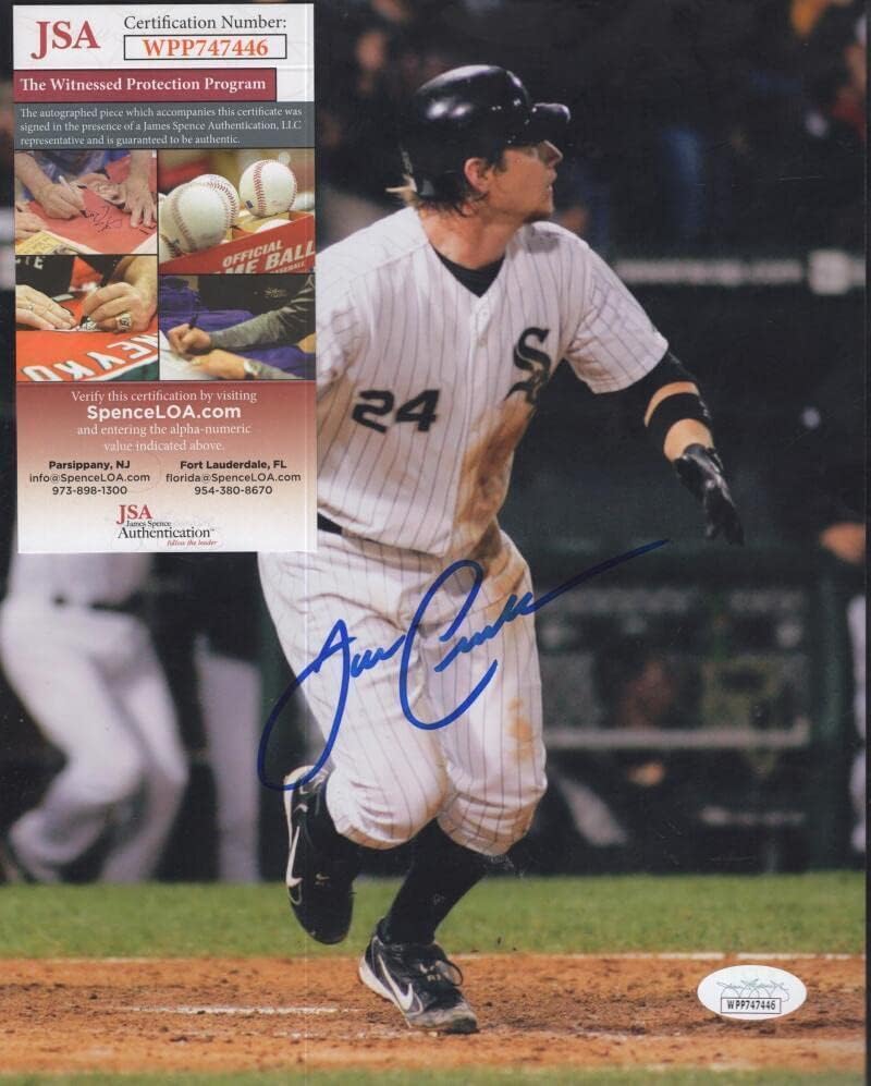 Джо Крид Чикаго Уайт Сокс Подписано Снимка 8x10 с Автограф от Jsa Wpp747446 - Снимки на MLB с автограф