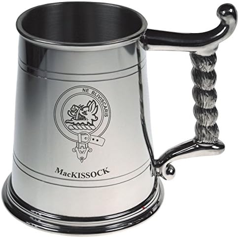 Чаша MacKissock Герб с Веревочной дръжка от Надраскване купа с капацитет 1 Литър