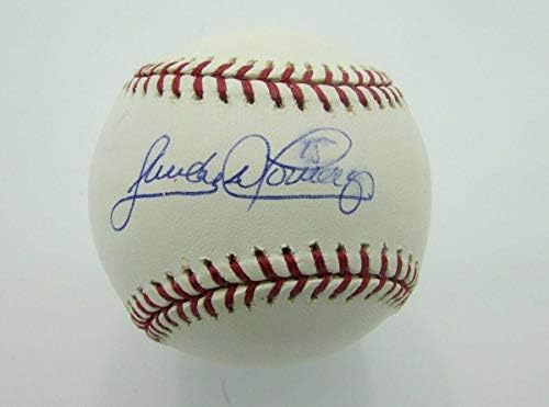 Индианците Санди Аломар /Падрес С Автограф OML Baseball JSA 141181 - Бейзболни топки с автографи