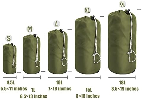 BeeGreen Moss Green Ditty Чанти 6 Опаковки на Насипни Материали за Катерене, Походного Облекло, Стоки за Отдих,