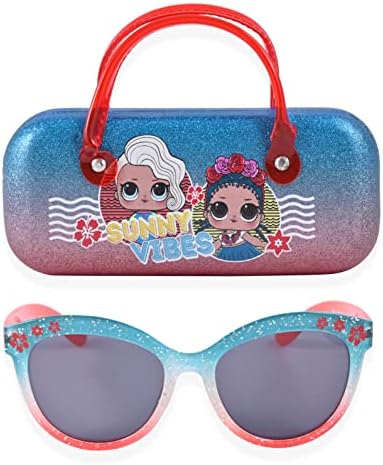Детски Слънчеви очила LOL Surprise за Момичета, Слънчеви очила за Деца с Футляром за Детски точки