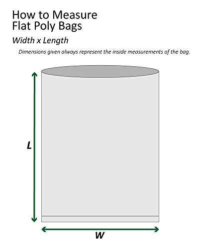 Кутии Fast BFPB2380 Плоски найлонови торбички с размери 1 Mils, 14 x 16, прозрачно фолио (опаковка от по 1000
