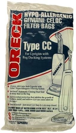8 Оригинални Вакуумни торби Хипоалергенни тип Oreck CCPK8DW CC за XL5 XL7 XL21