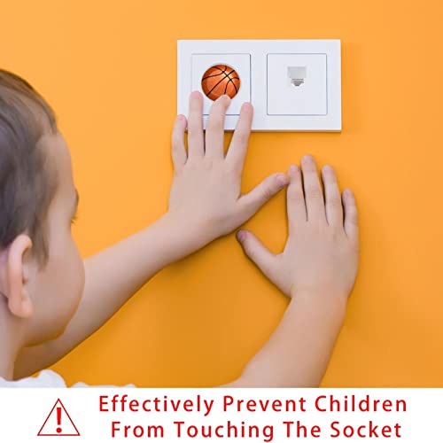 24 Опаковки на Защитени от деца Електрически Защитни Капачки За защита от деца Капачки За контакти с Баскетбольным