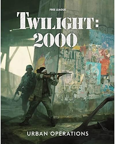 Набор от добавки Twilight: 2000 Urban Operation в опаковка опаковка - Включва 96-page книга RPG твърди корици