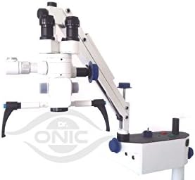 УНГ-оперативен Микроскоп с led подсветка с 5-Стъпка увеличение, Стенен Тип закрепване с led екран, Светоделителем,