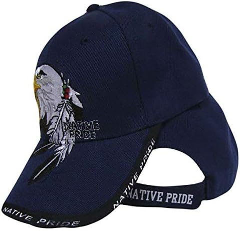 Пассатные Ветрове Индейский Орел Индианска гордост Сянка Тъмно-Синя бейзболна шапка (RAM)