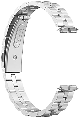 Въжета FitTurn са Съвместими със Сменен каишка за часовник Fitbit Luxe Metal от неръждаема стомана Класически